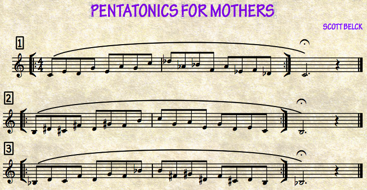 Pentatonics for Mothers – Summer Practice #2
